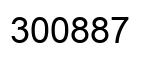 Número 300887 imagen negro
