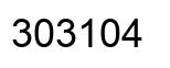 Number 303104 black image