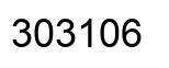 Number 303106 black image