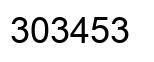 Número 303453 imagen negro