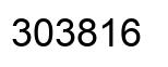 Número 303816 imagen negro