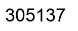 Número 305137 imagen negro