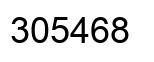 Número 305468 imagen negro