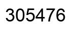 Número 305476 imagen negro