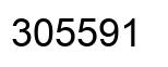 Number 305591 black image