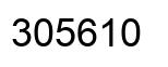 Number 305610 black image