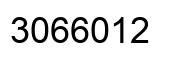 Number 3066012 black image