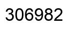 Número 306982 imagen negro
