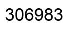 Número 306983 imagen negro