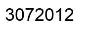 Número 3072012 imagen negro