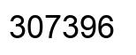 Number 307396 black image