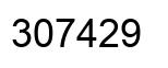 Número 307429 imagen negro