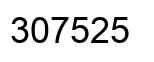 Número 307525 imagen negro