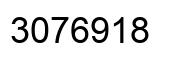 Número 3076918 imagen negro