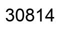 Número 30814 imagen negro
