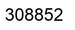 Número 308852 imagen negro