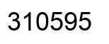 Number 310595 black image