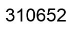 Número 310652 imagen negro