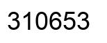 Número 310653 imagen negro