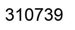 Número 310739 imagen negro