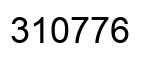 Número 310776 imagen negro