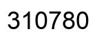 Número 310780 imagen negro