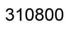 Number 310800 black image
