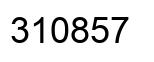 Número 310857 imagen negro