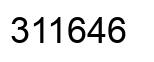 Number 311646 black image
