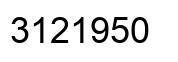 Número 3121950 imagen negro