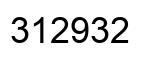 Número 312932 imagen negro