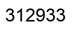 Número 312933 imagen negro