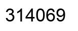 Número 314069 imagen negro