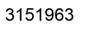Número 3151963 imagen negro