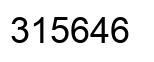 Número 315646 imagen negro