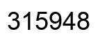 Number 315948 black image