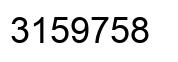 Número 3159758 imagen negro