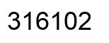 Número 316102 imagen negro