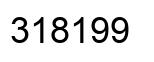Number 318199 black image