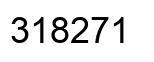 Número 318271 imagen negro