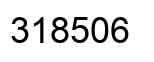 Number 318506 black image