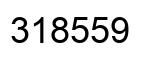 Number 318559 black image