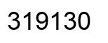 Número 319130 imagen negro