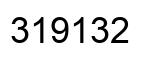 Número 319132 imagen negro