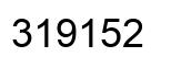 Número 319152 imagen negro
