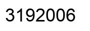 Number 3192006 black image