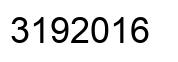 Número 3192016 imagen negro