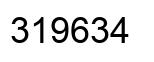 Número 319634 imagen negro