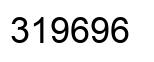 Number 319696 black image