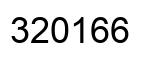 Número 320166 imagen negro